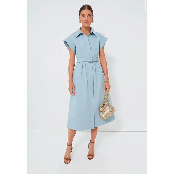 Tuckernuck Dresses & Skirts - TUCKERNUCK Slate Blue Chloe Dress NWT Size XS